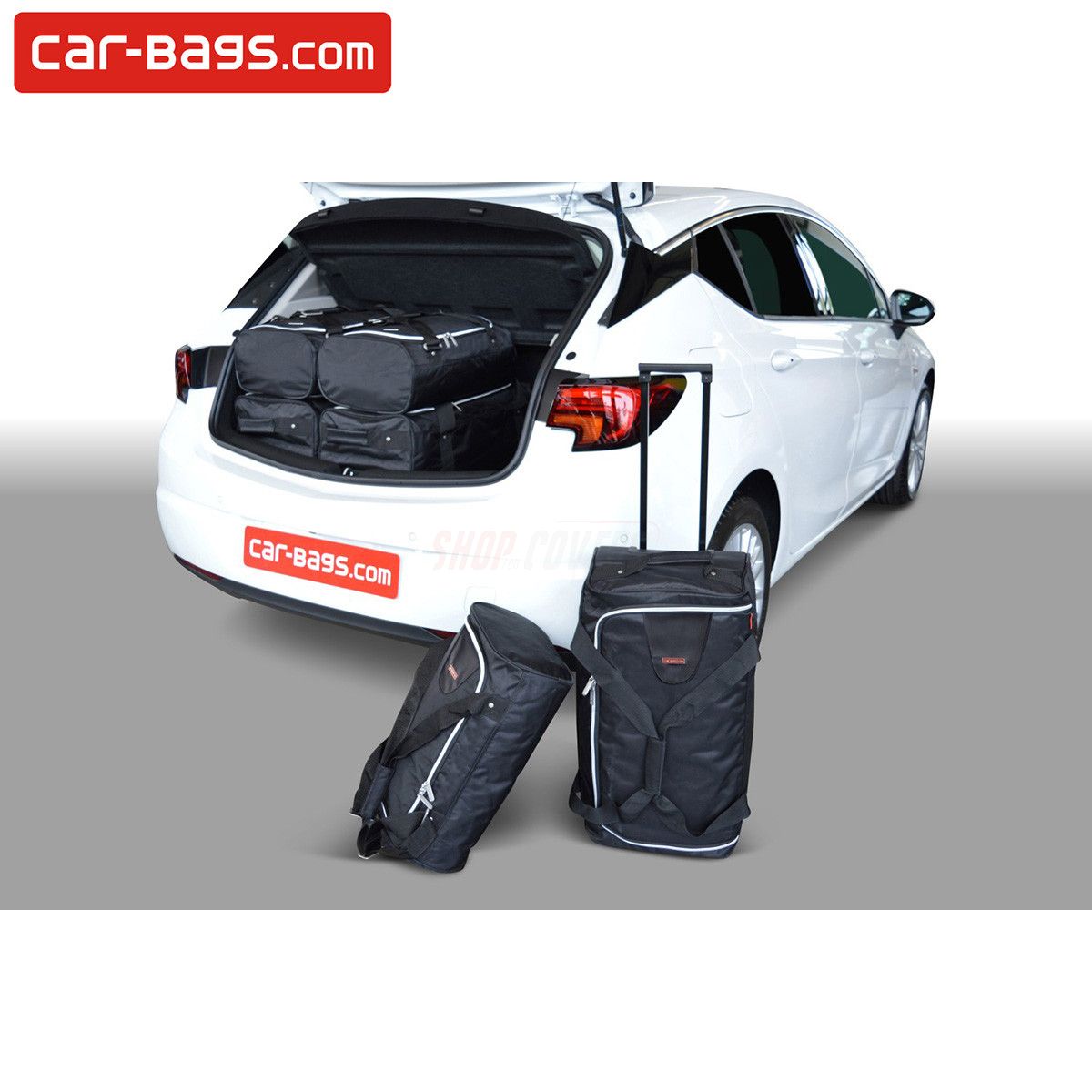 Travel bags fits Opel Astra K tailor made (6 bags), Time and space saving  for € 379, Perfect fit Car Bags