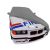 Indoor autohoes BMW M3 (E36) met spiegelzakken