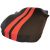 Indoor car cover Ferrari 512 black with red striping