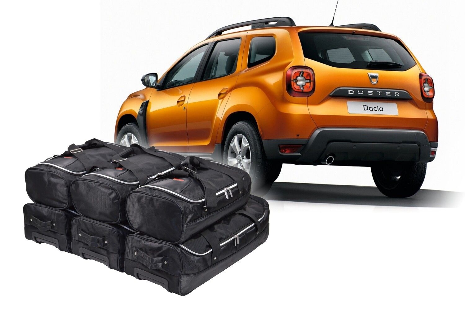 Sets de sacs de voyage adaptée à Dacia Duster 2 4x4 (6 sacs), Faire vos  bagages rapide & pratique € 379, Car-Bags, Sacs de voiture Dacia