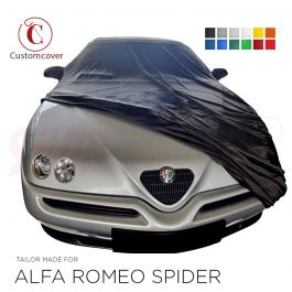 Demi-bâche adaptée à Alfa Romeo Spider 939 2006-2010 Housse de voiture  compacte en route ou au camping